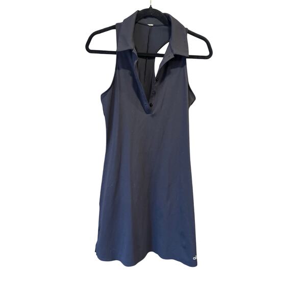 Alo Dresses & Skirts - ALO Yoga Deep Blue Sleeveless Mini Dress